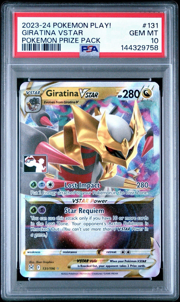 PSA 10 Giratina VSTAR — 2023 Pokémon Prize Pack Series Cards #131/196, Holo, Ultra Rare